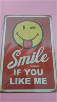 Happy Face Smile Sign