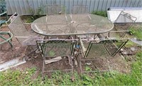 Wrought Iron Patio Table