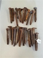 Lot Of 25 Vintage Nevada Railroad Spikes