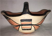 Unusual Santa Domingo Indian Vase / Pot