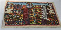 ETHIOPIAN BATTLE PAINTING ON COTTON DUCK