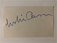 Leslie Caron signature cut