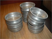 11 Alum Round Pans 1 Lot