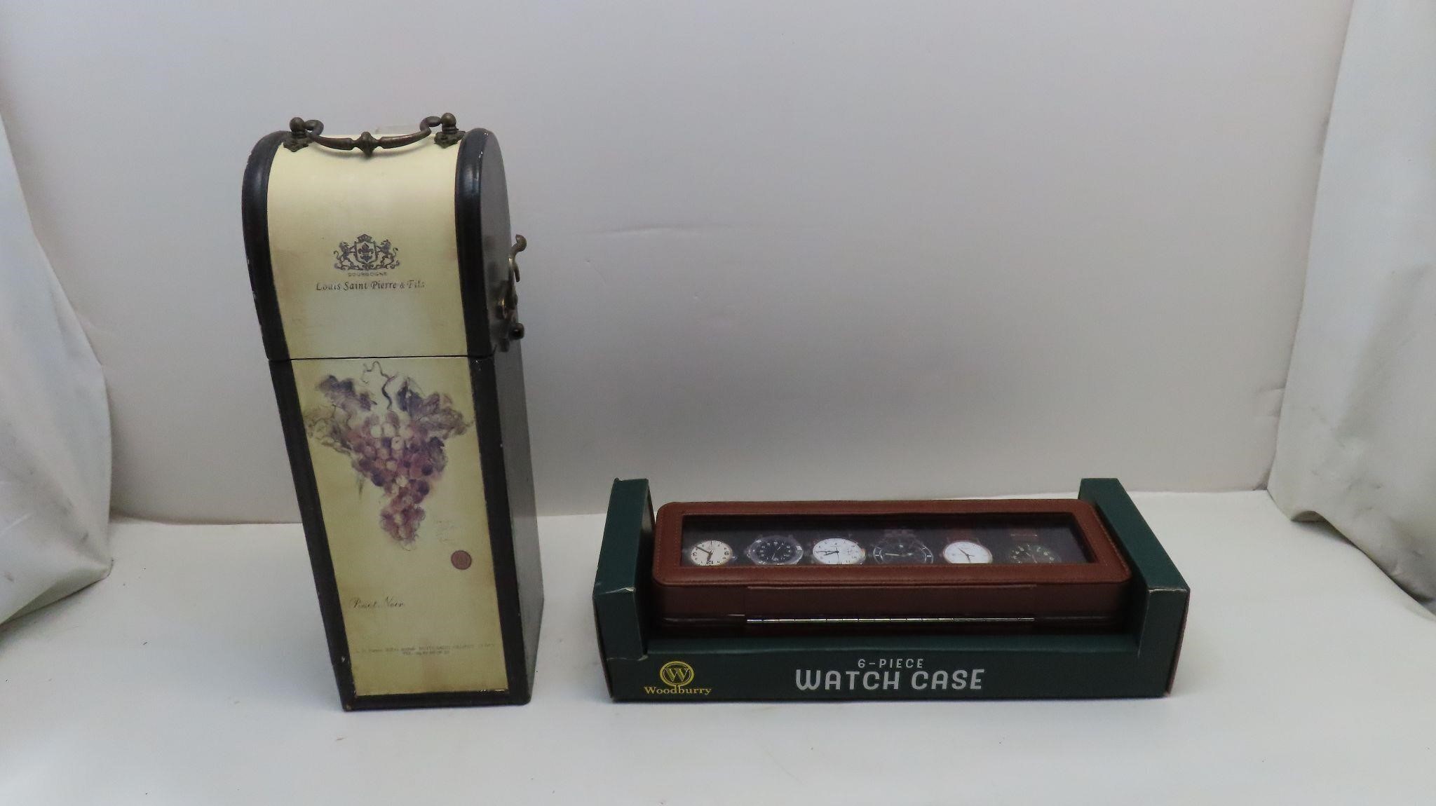 6-piece watch case, box