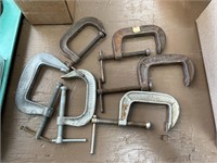 Lot of Medium C-Clamps