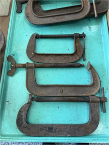 Lot of Large C-Clamps