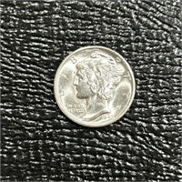 1945-S US Mercury Dime Gem BU