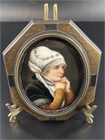 Friedrich August Von Kaulbach hand painted porcela