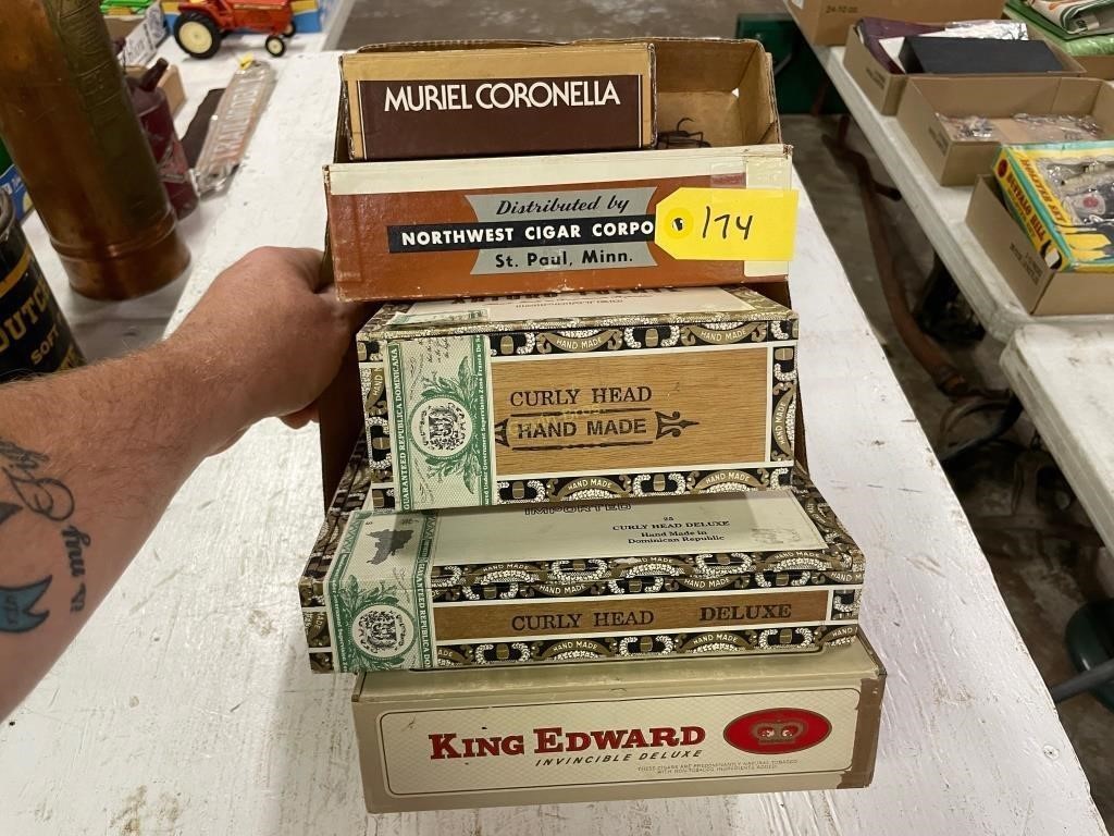 (5) Cigar Boxes