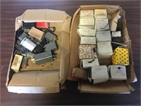 2 BOX LOTS OF ELECTRONIC PARTS
