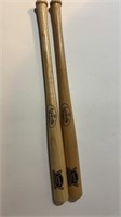 2 18” Louisville Slugger 125  Museum Bats