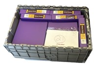 NEW Lot of 21- 3Ring Binders (Comes with Tote)