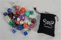 Pouch Of D&d Role Playing Dice