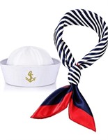 NEW Sailor Hat and Scarf Set