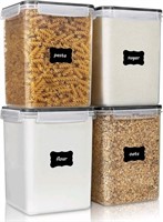 Vtopmart 4 Pcs Large Pantry Food Storage Container
