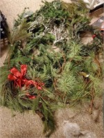 Christmas greenery, wreath, garland