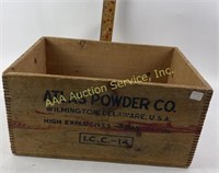 Atlas Powder Co Atlas Extra Dynamite wooden box,