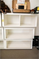 White Stacked Shelves