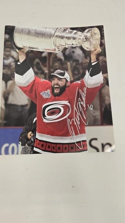 NHL Carolina Hurricanes Brett Hedican Autographed