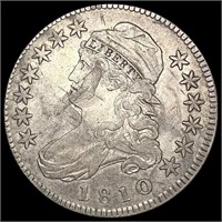 1810 Capped Bust Half Dollar CLOSELY UNCIRCULATED