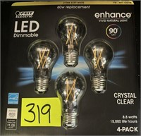 60w led dimmable clear bulbs