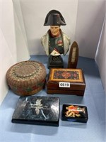 Assorted Wooden Boxes, Costume