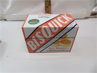 Vintage Metal Betty Crocker Bisquick Recipe Tin