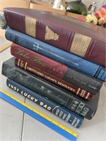Vintage books including several volumes of lucky