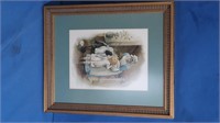 Framed Print "The New Baby" 14x12"