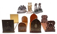 7 Assorted Pr Bookends - Some Expandable Antiques.