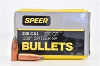 Speers 338 Cal 200 Grain Spitzer SP Bullets (47)