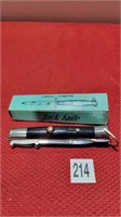 Vintage with box switch-blade jack knife