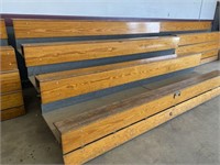 BLEACHER APPROX 10 FOOT 11 INCH