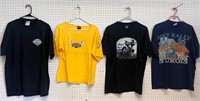Lot of 4 Harley Davidson shirts XL