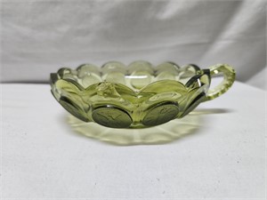 Green Coin Glass with Handle