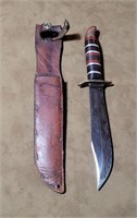 WW2 Trench Art Theater Made Knife Named