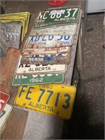 Asst License Plates - 1961-1968