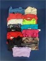 (14) Ladies/Women’s Size XL Blouses, undershirts,