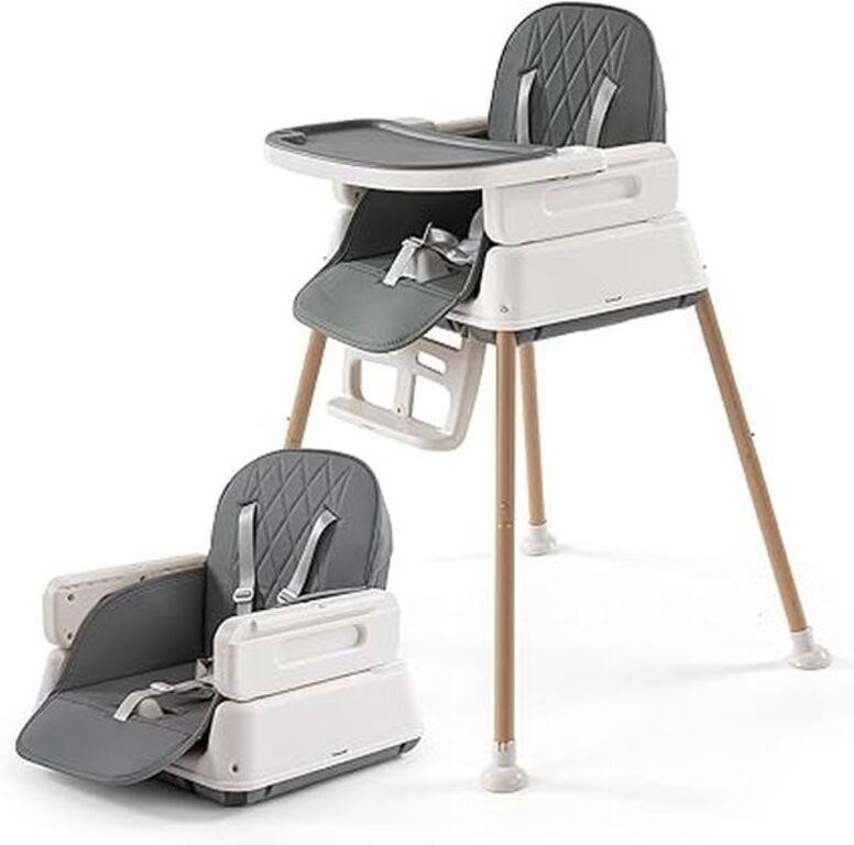 3 in 1 Baby High Chair, Adjustable Convertible