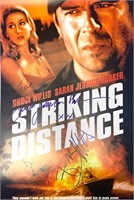 Autograph Signed Striking Distance Poster