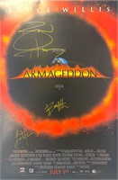 Autograph Signed Armageddon Poster