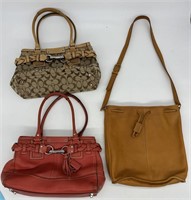 Lot of 3 Coach Purses