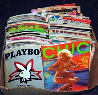 50 Vintage 1970's Assorted Men's Nudity Magazines