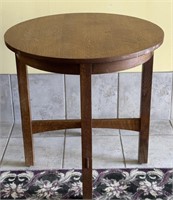 Stickley Mission Style Round End Table