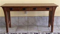 Stickley Mission Style Console Table