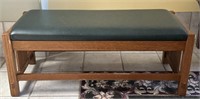 Stickley Mission Style Padded Bench