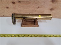 vintage brass kaliedescope with stand