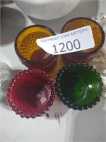 Colored candle holders