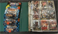 NASCAR MINI DIE CAST AND COLLECTOR CARDS