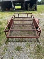 5x8 Tilt Trailer, Metal Floor, New Wheels & Tires,